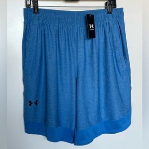 Men’s Under Armour Training Stretch Shorts size Large in Blue
